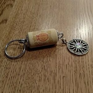 3/$12 Wine Cork Keyring